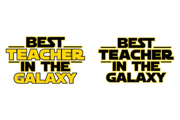 Best Teacher in the Galaxy SVG Bundle for T-Shirt Designs & Graphics