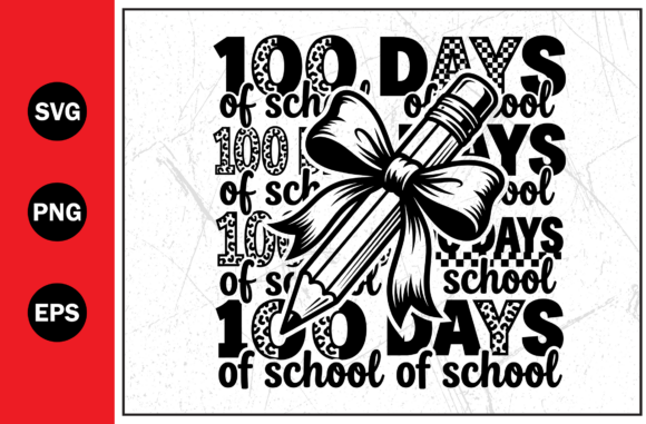 Days School Ribbon Student Education SVG: A Fresh Graphic for T-Shirt Designs and Branding