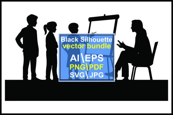 Enhancing Visual Storytelling with Classroom Silhouette Graphics