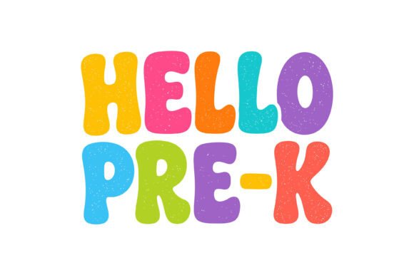 Hello Pre K SVG: A Fresh Graphic for Early Education Branding & T-Shirt Designs