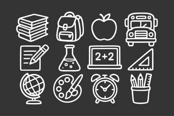 Icons Education and School: Graphics That Elevate Editorial and Web Content