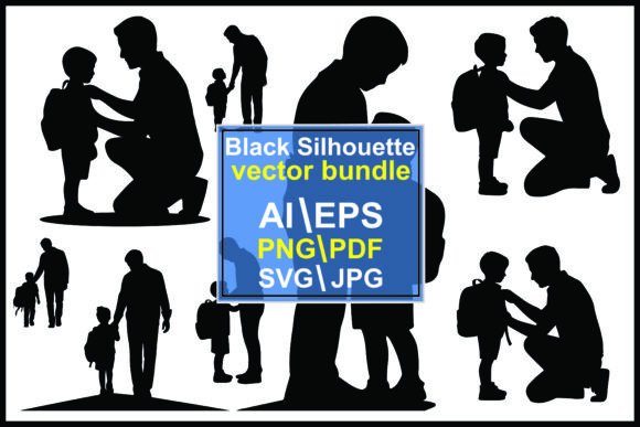 Reviewing Silhouettes of Adults Children Various: A Brand Designer’s Take on Family-Centric Graphics