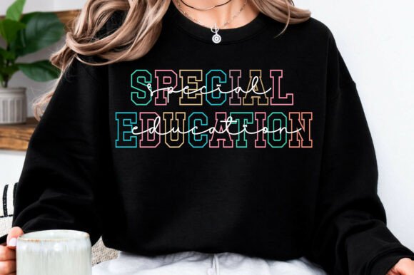 Special Education Teacher Shirts PNG: A Fresh Graphic Design Asset for T-Shirt Designs