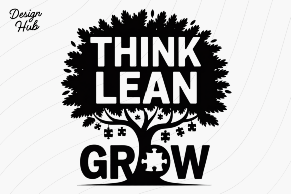 Think Learn Grow PNG SVG for T-Shirt Designs & Crafting Graphics